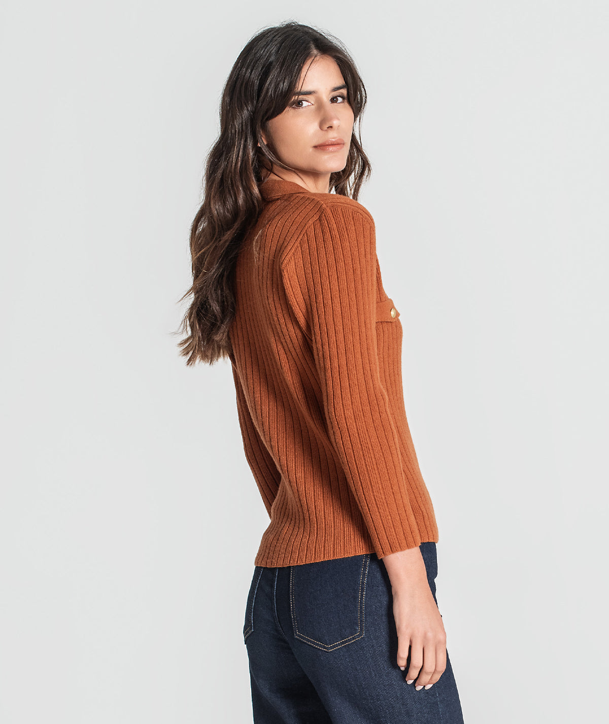 Camisola botões dourados 3367