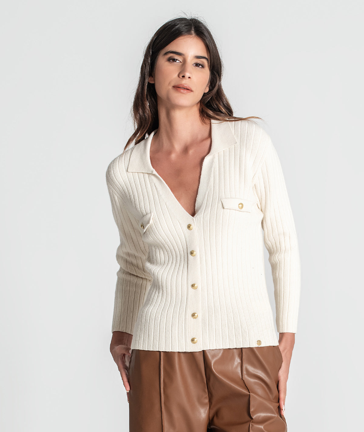 Camisola botões dourados 3367