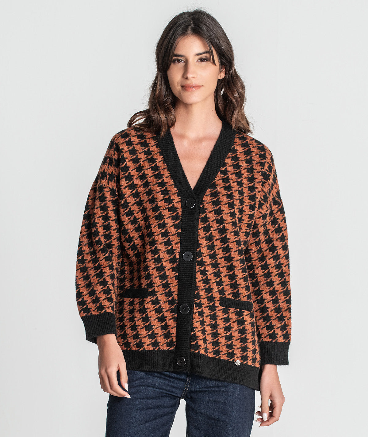 Casaco pied-de-poule 3368