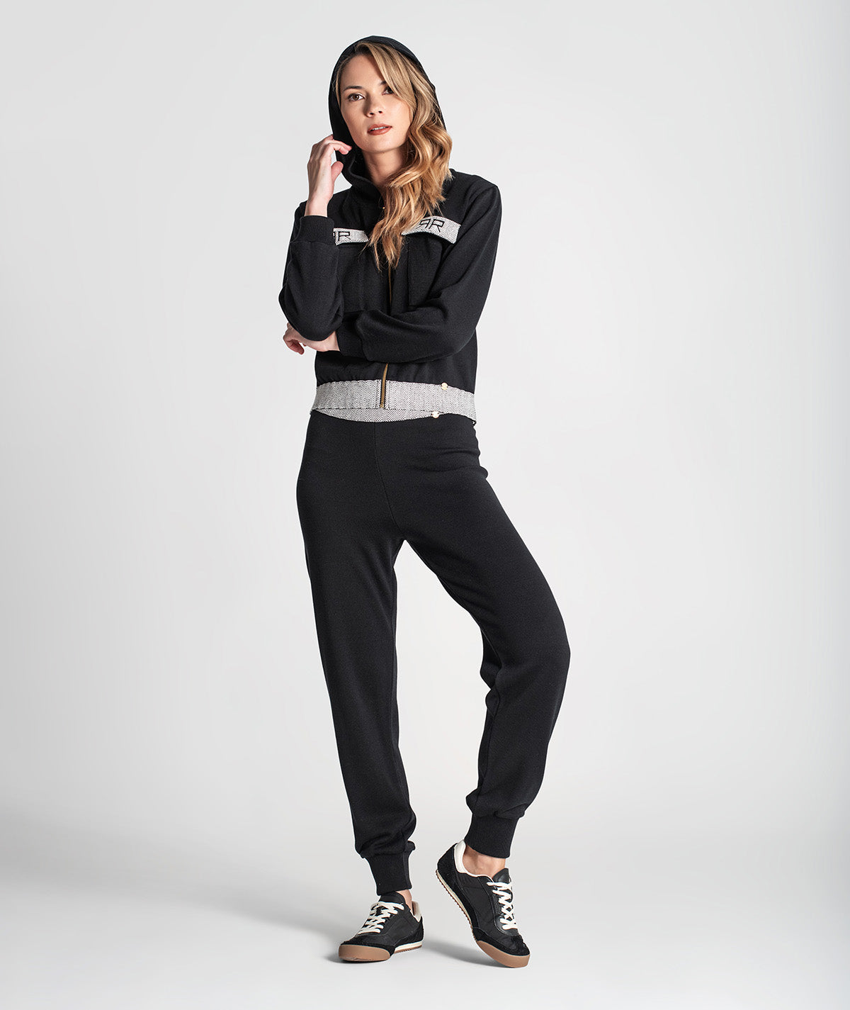 Calças com jacquard 3370