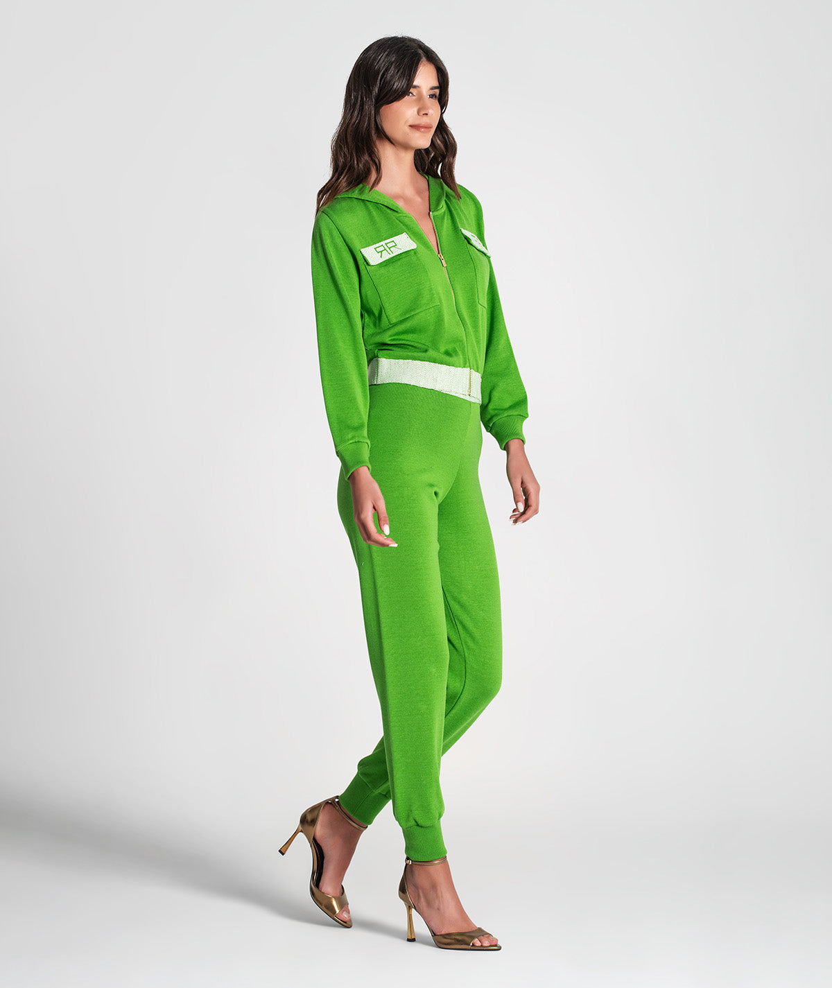 Calças com jacquard 3370