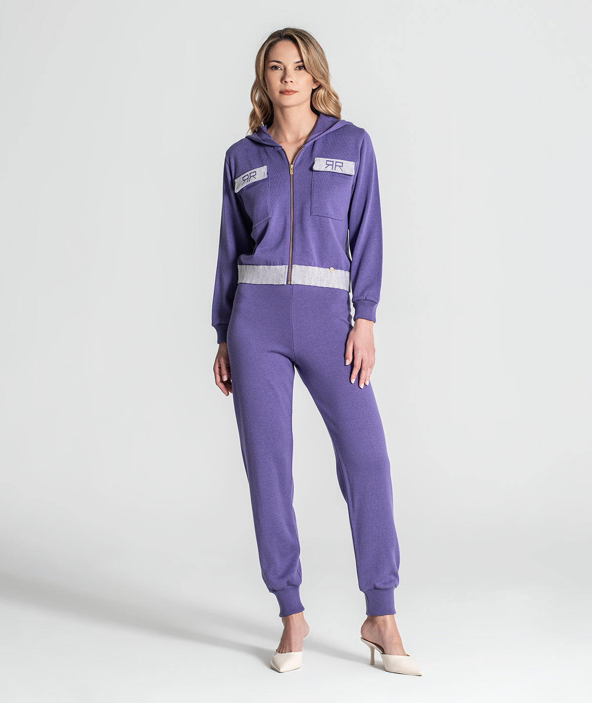 Calças com jacquard 3370