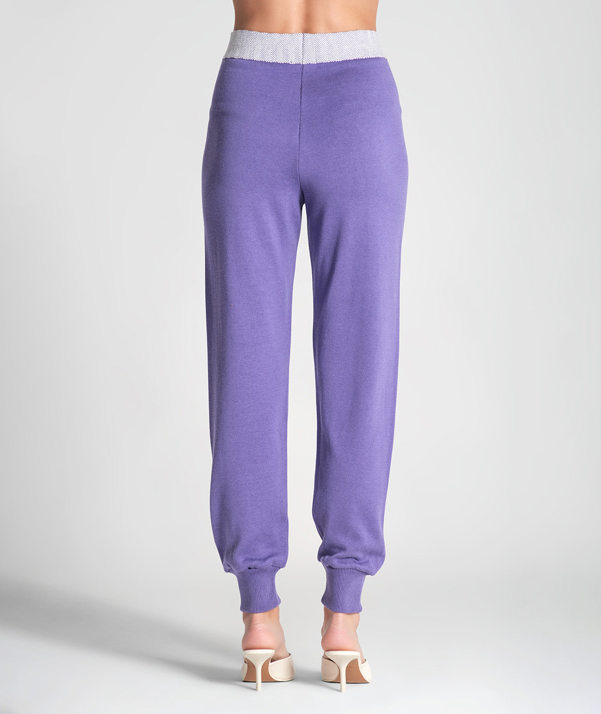 Calças com jacquard 3370