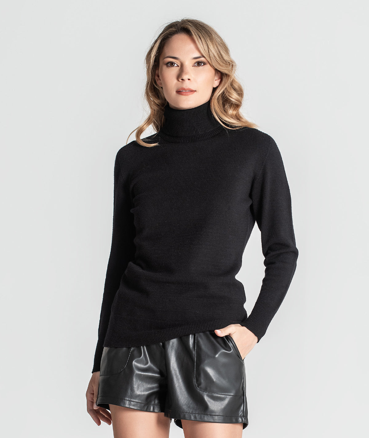 Camisola básica gola alta 3379