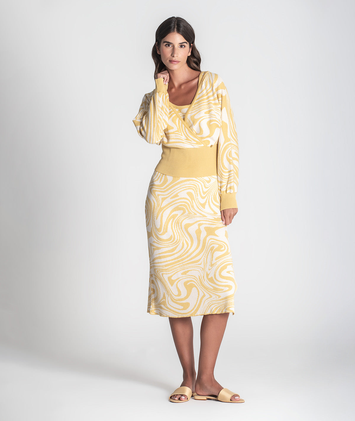 Vestido animal print 3392