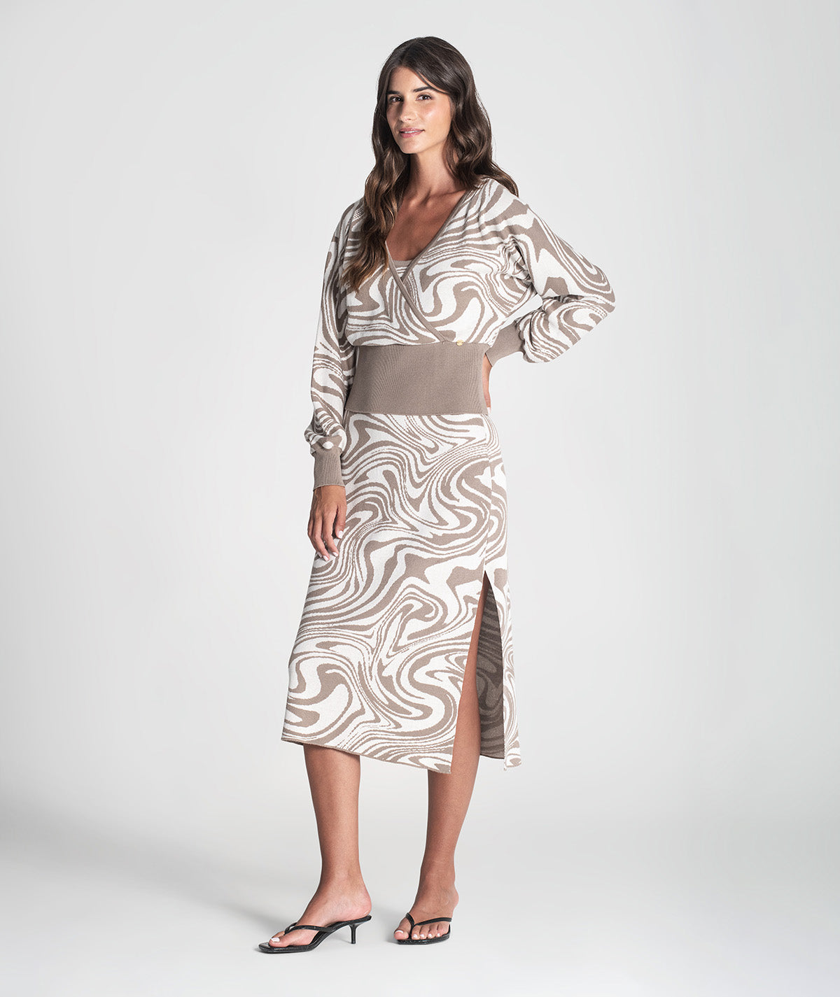 Vestido animal print 3392