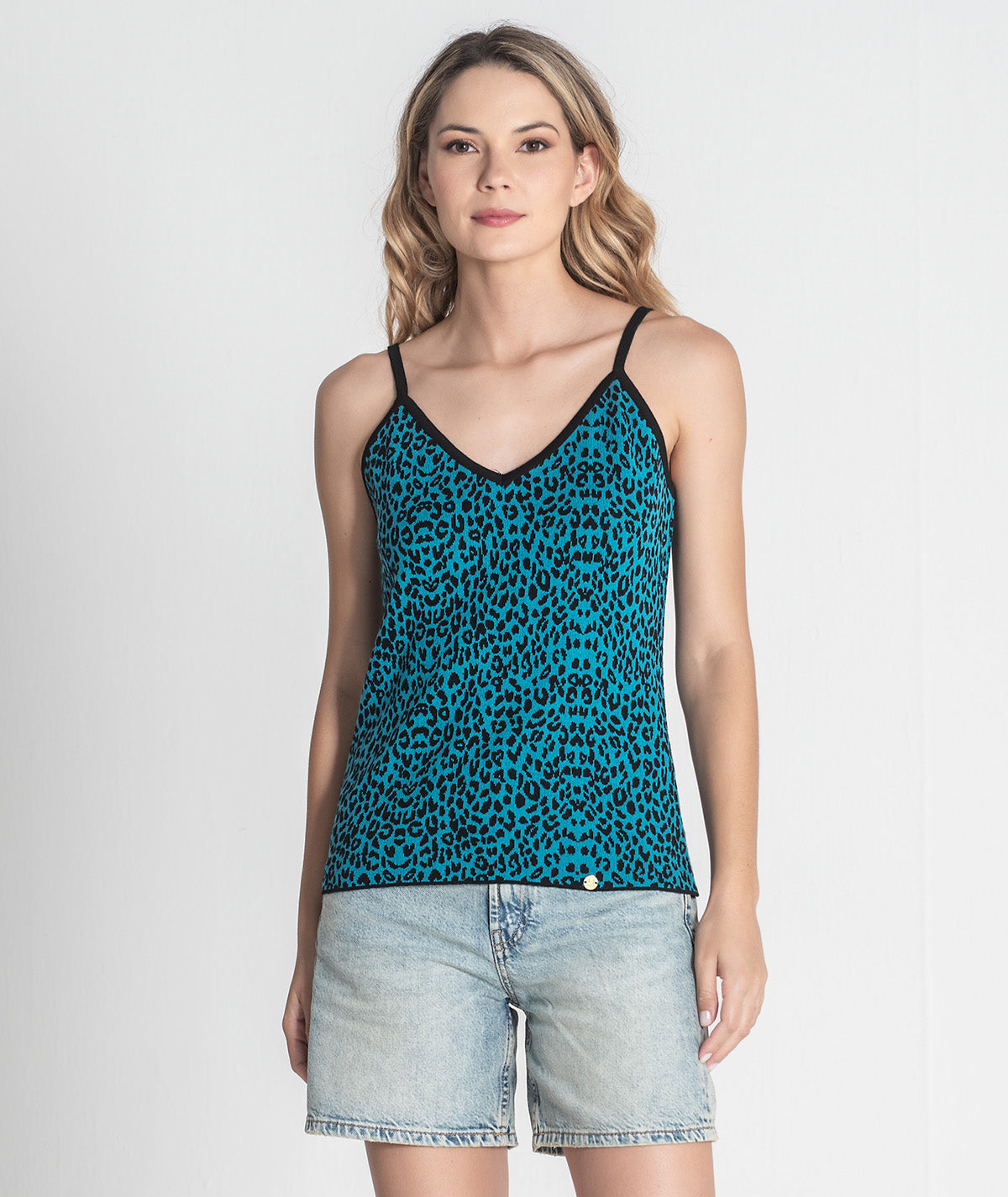 Top animal print 3397