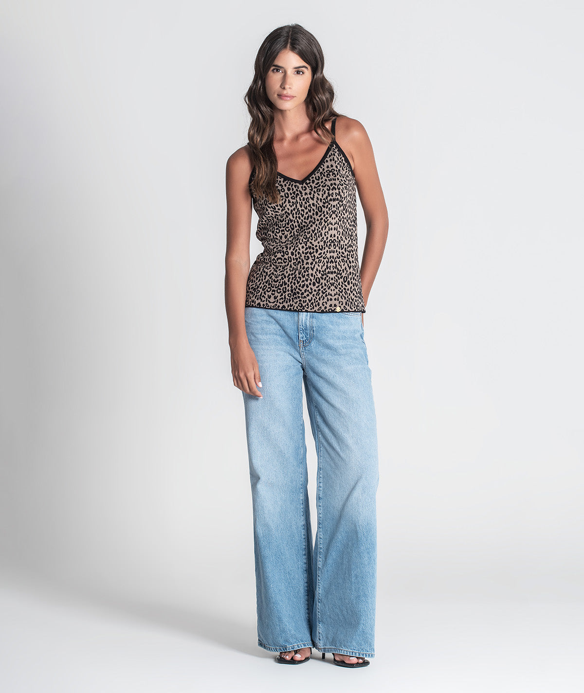 Top animal print 3397