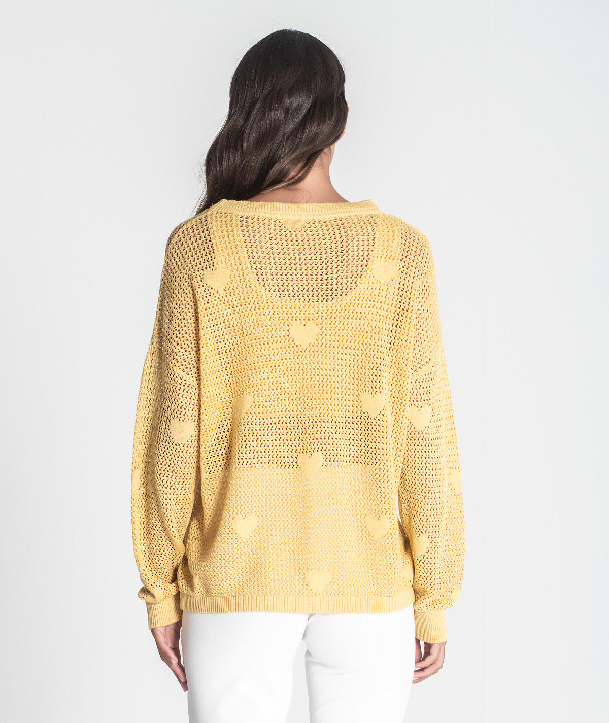 Camisola perfurada corações 3399