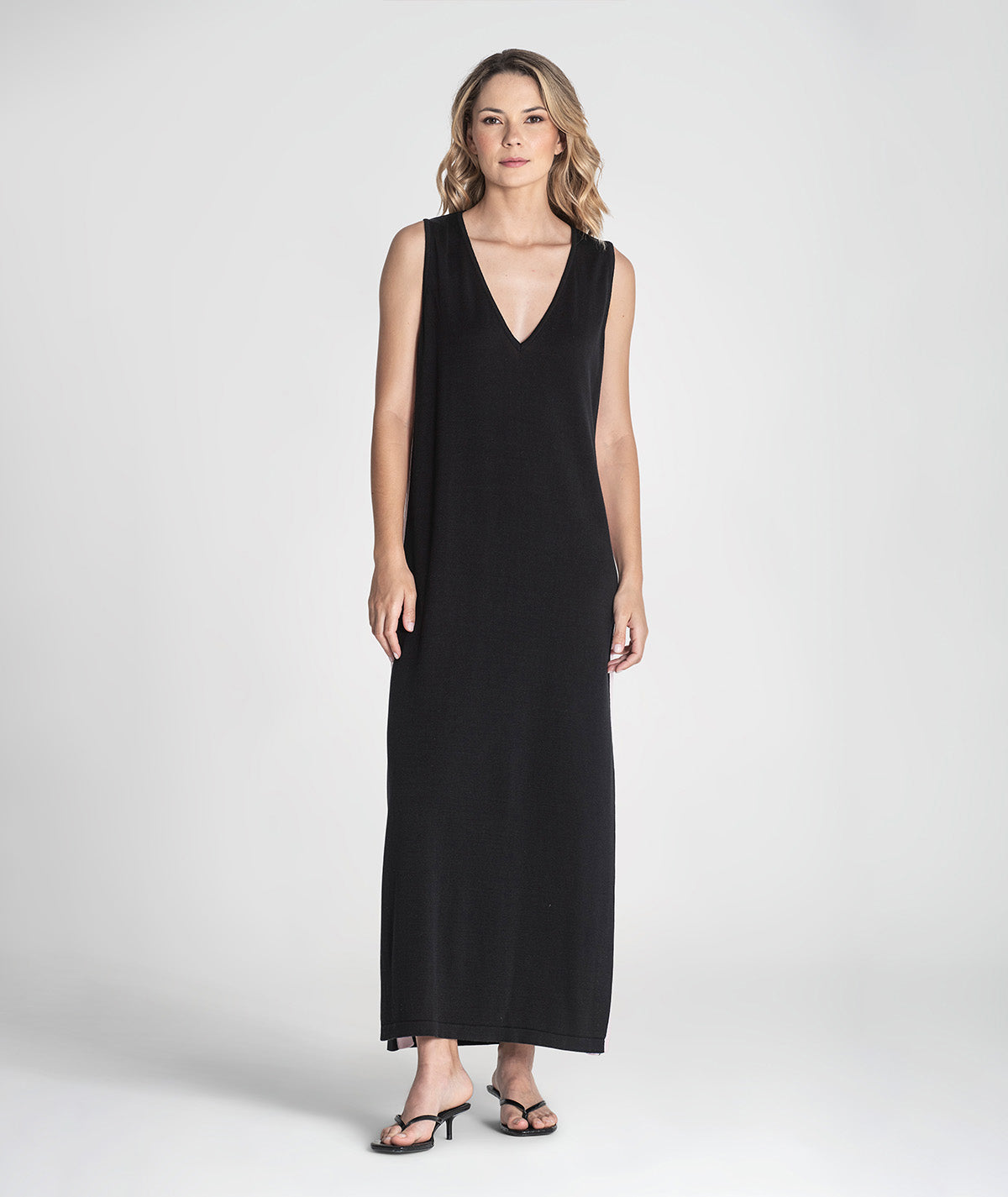 Vestido com contrastes de cor 3413
