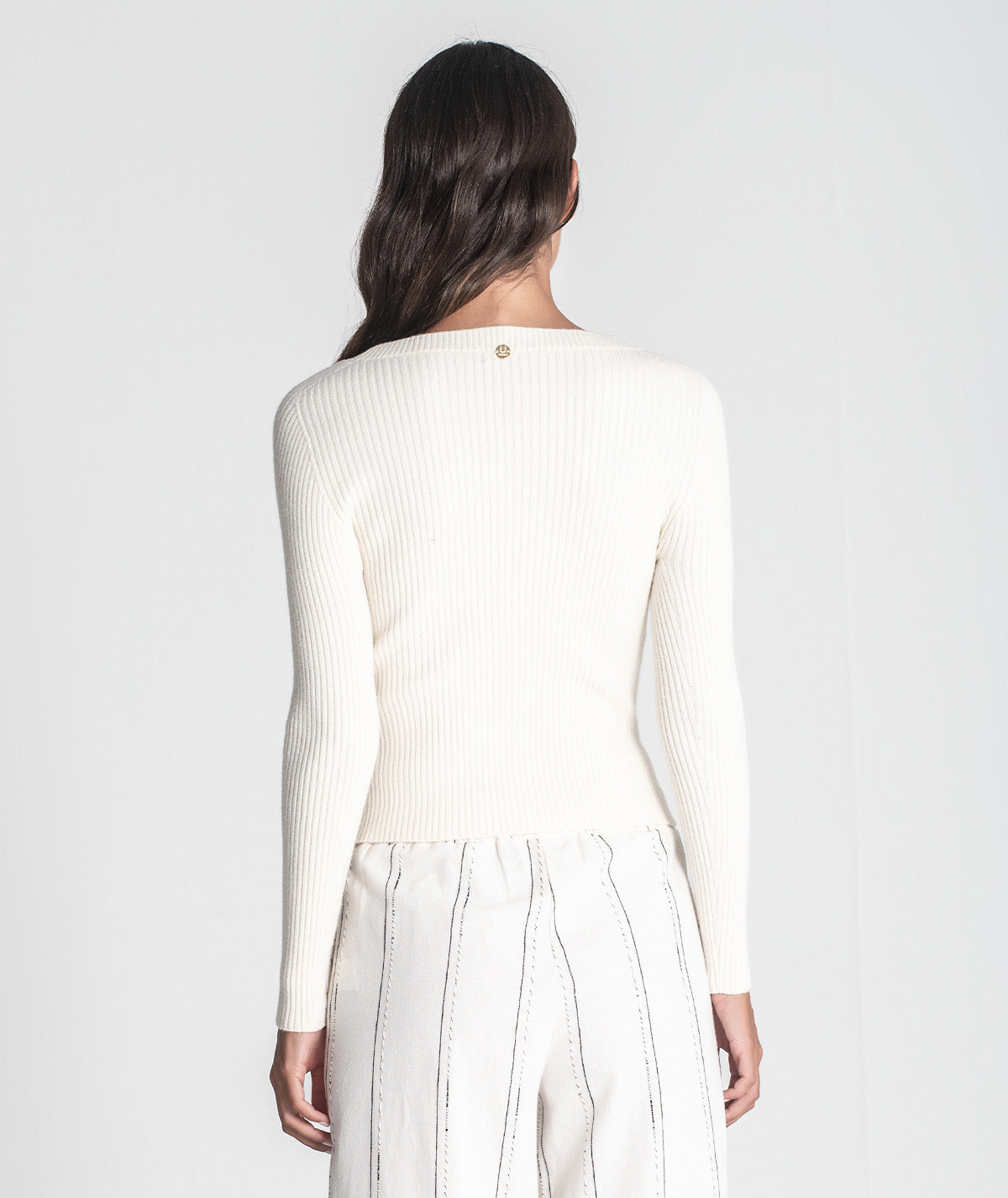 Camisola canelada com chapa R 3418