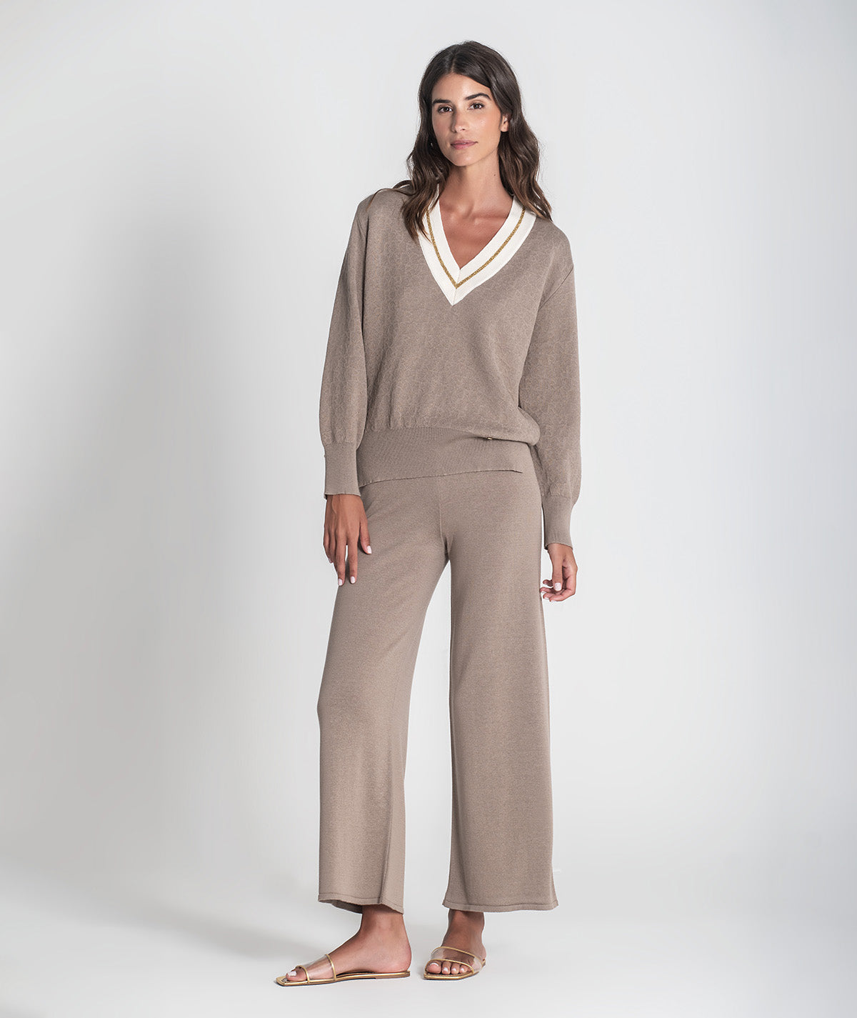 Camisola com relevos e botões 3422