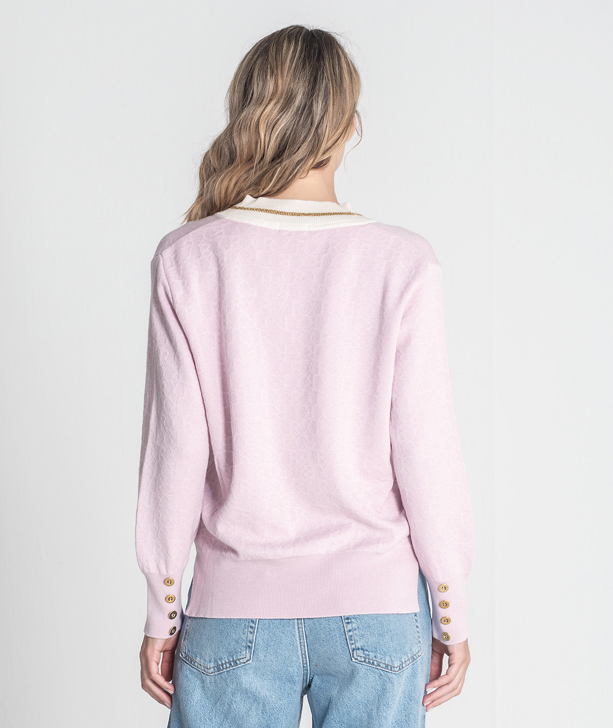 Camisola com relevos e botões 3422