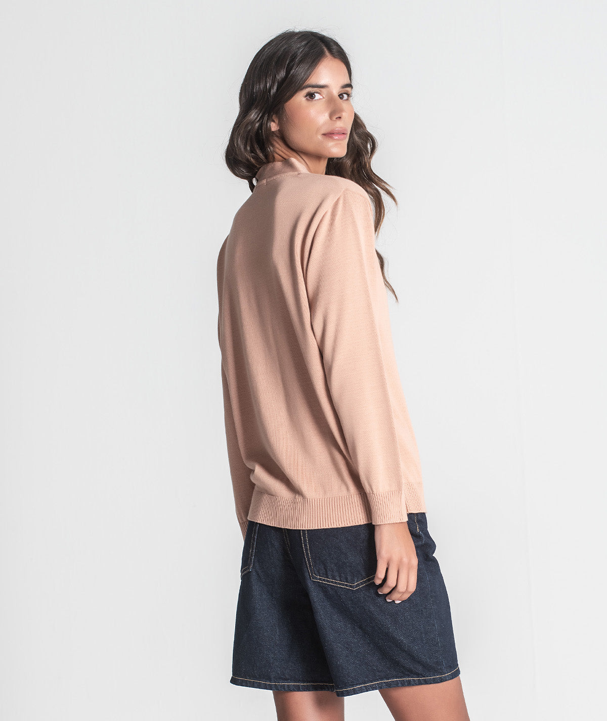 Casaco com bordado dourado 3427