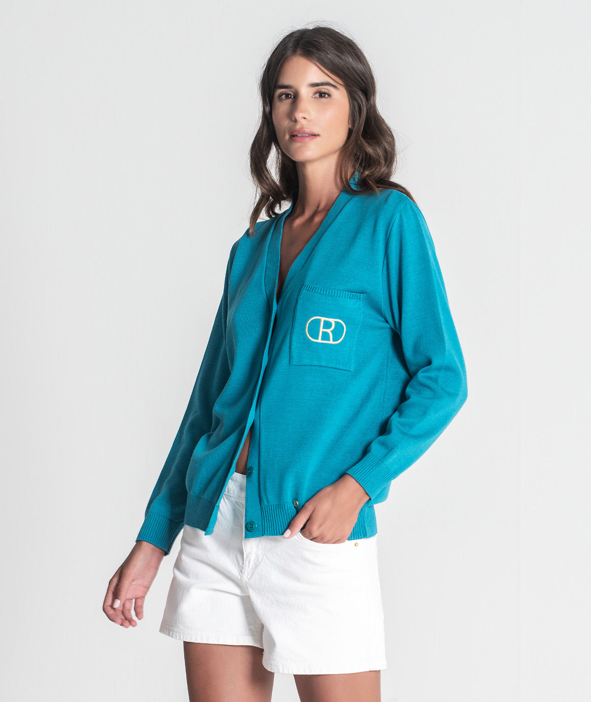 Casaco com bordado dourado 3427