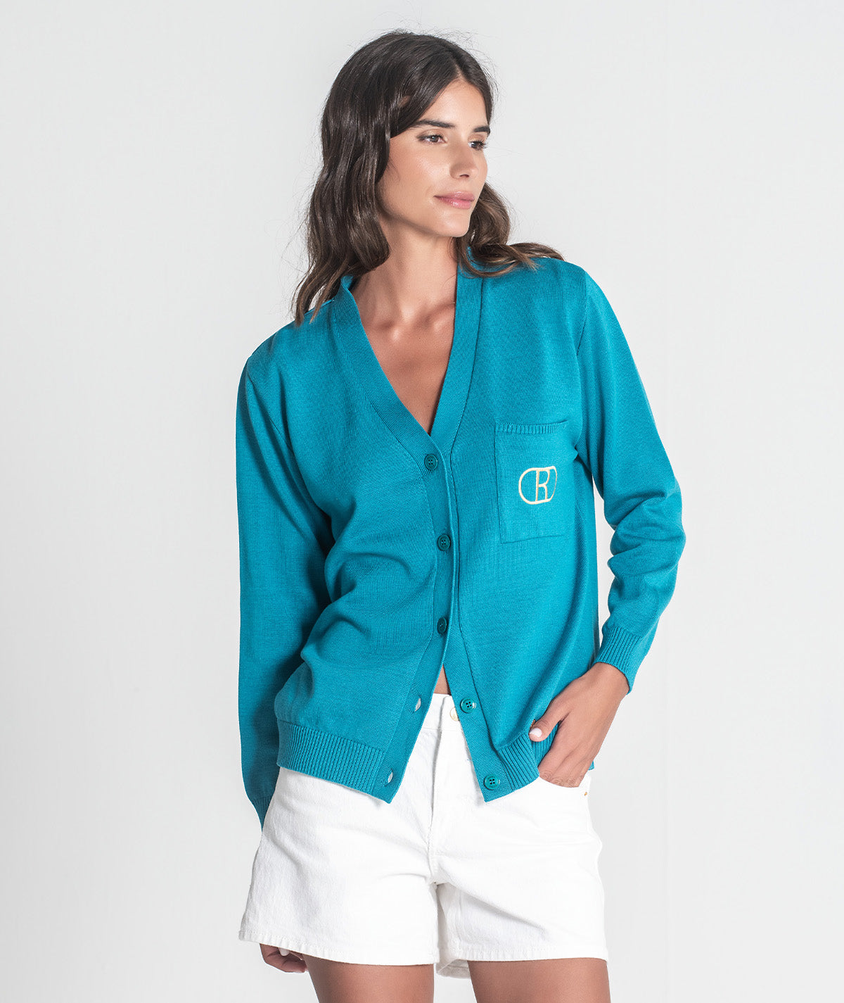 Casaco com bordado dourado 3427