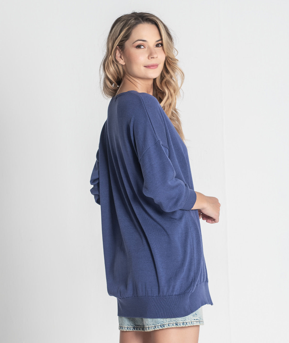 Casaco oversize com botões 3429