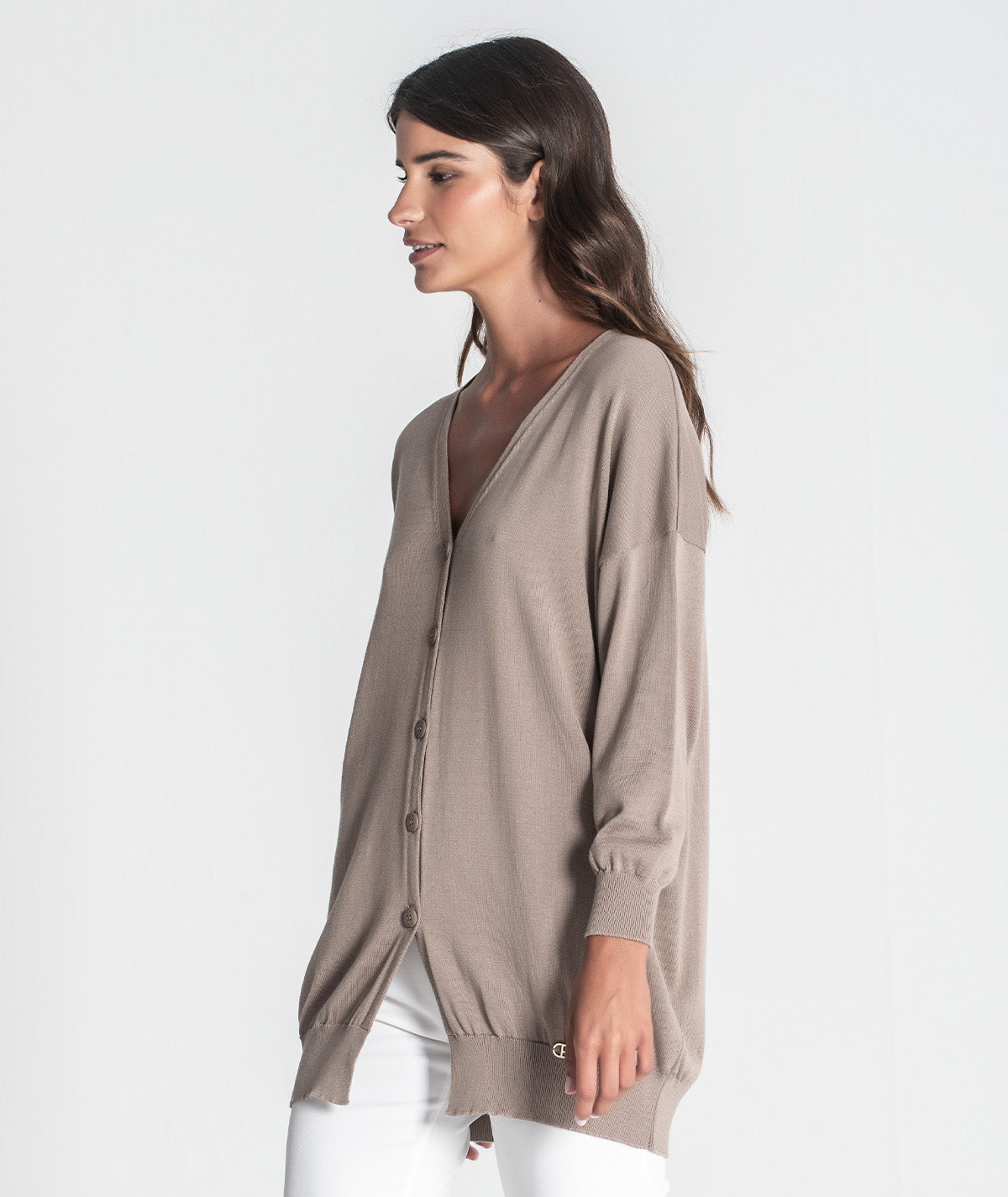 Casaco oversize com botões 3429