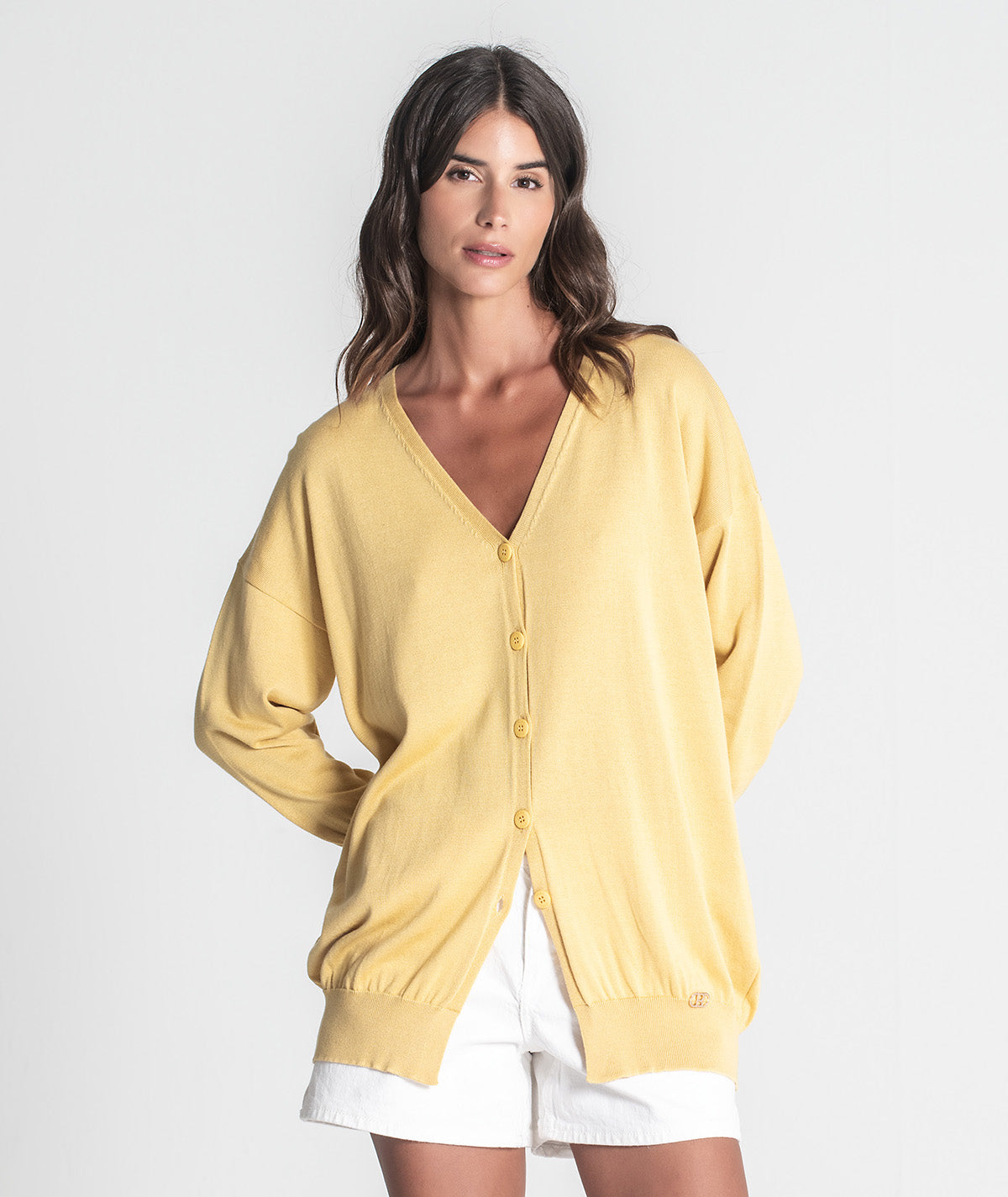 Casaco oversize com botões 3429