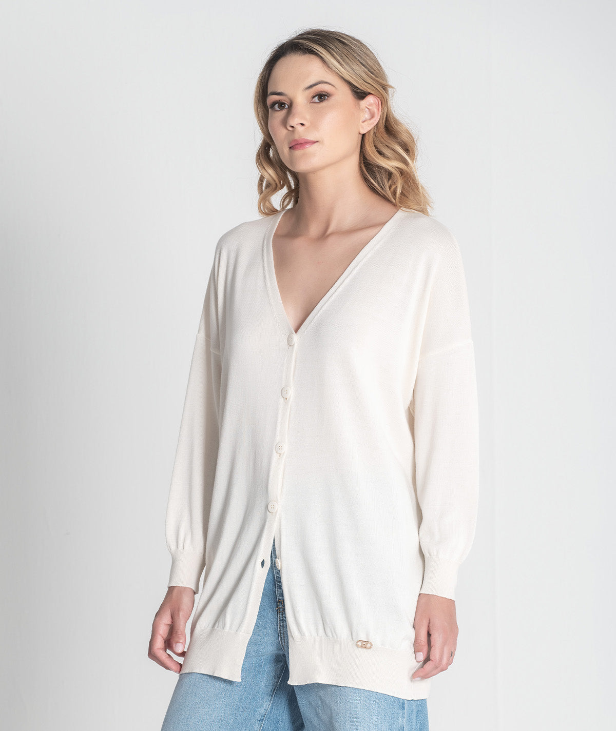 Casaco oversize com botões 3429
