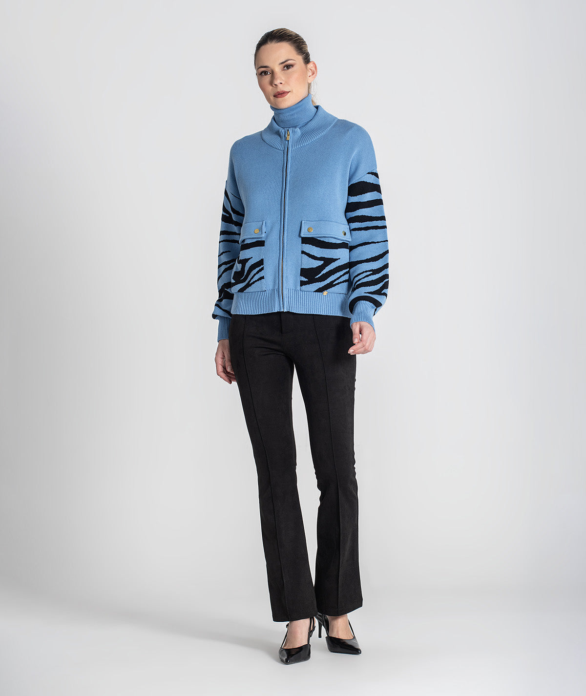 Casaco com animal print 3437