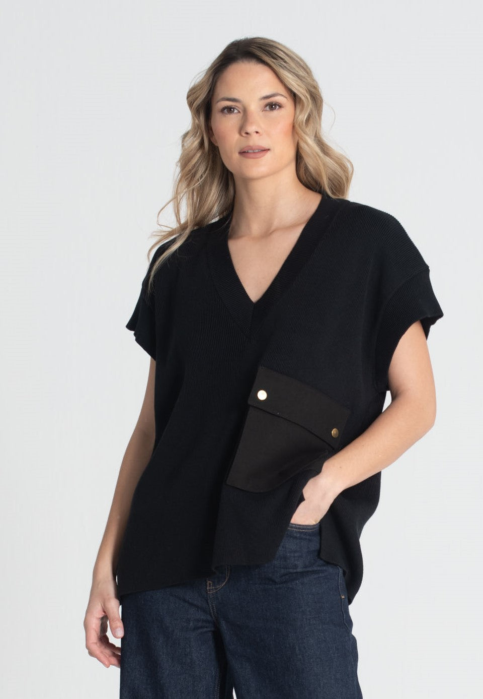 Colete com bolso 3438