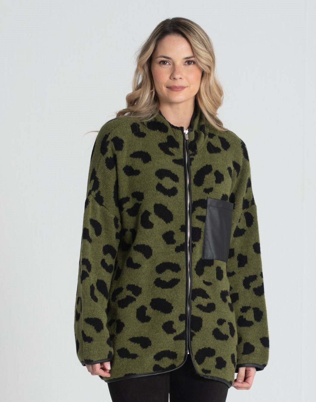 Casaco animal print 3443