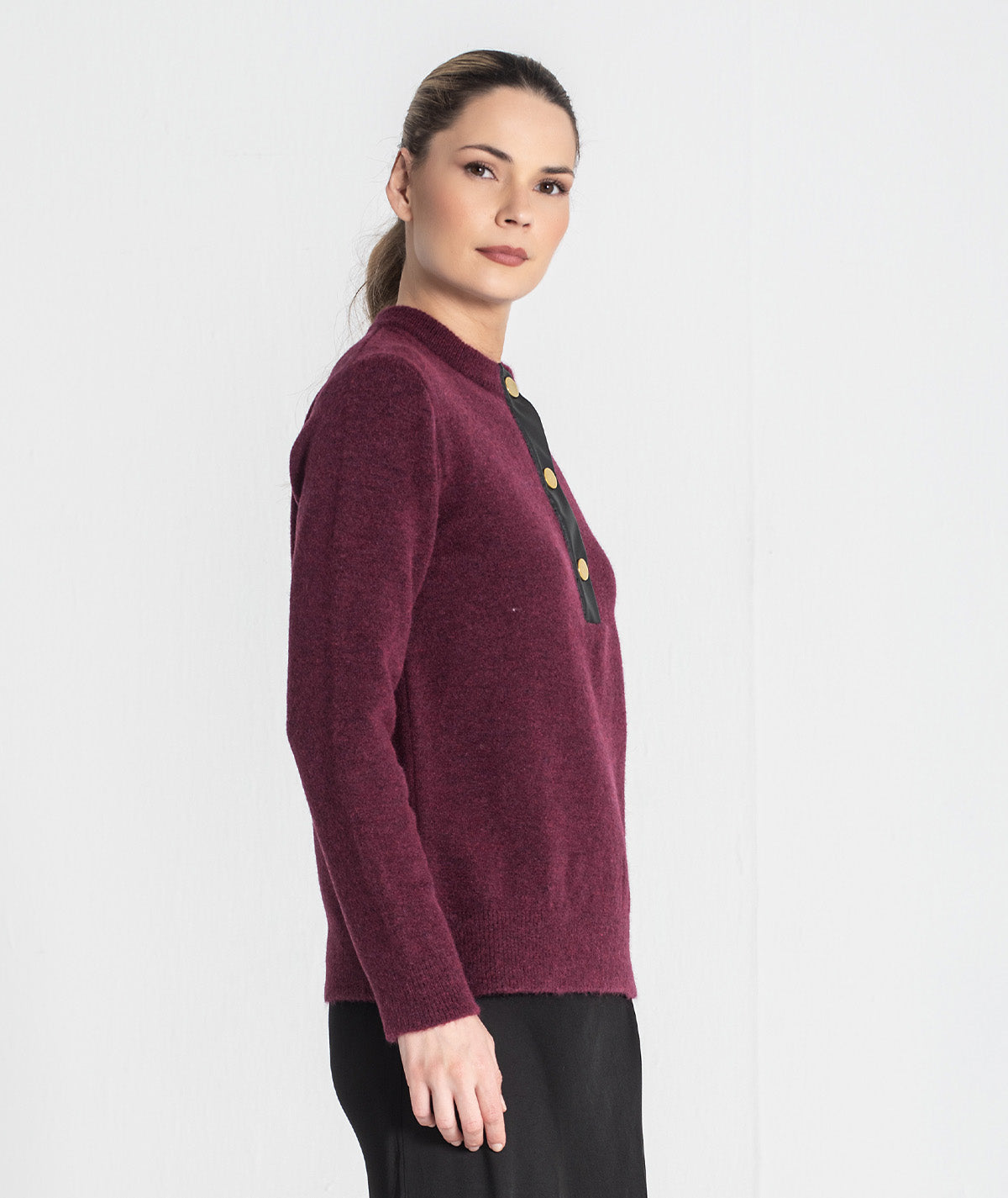 Camisola com aplicação e molas 3444