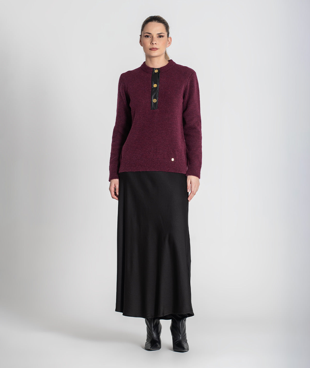 Camisola com aplicação e molas 3444