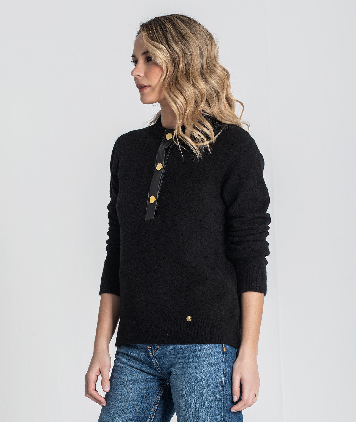 Camisola com aplicação e molas 3444