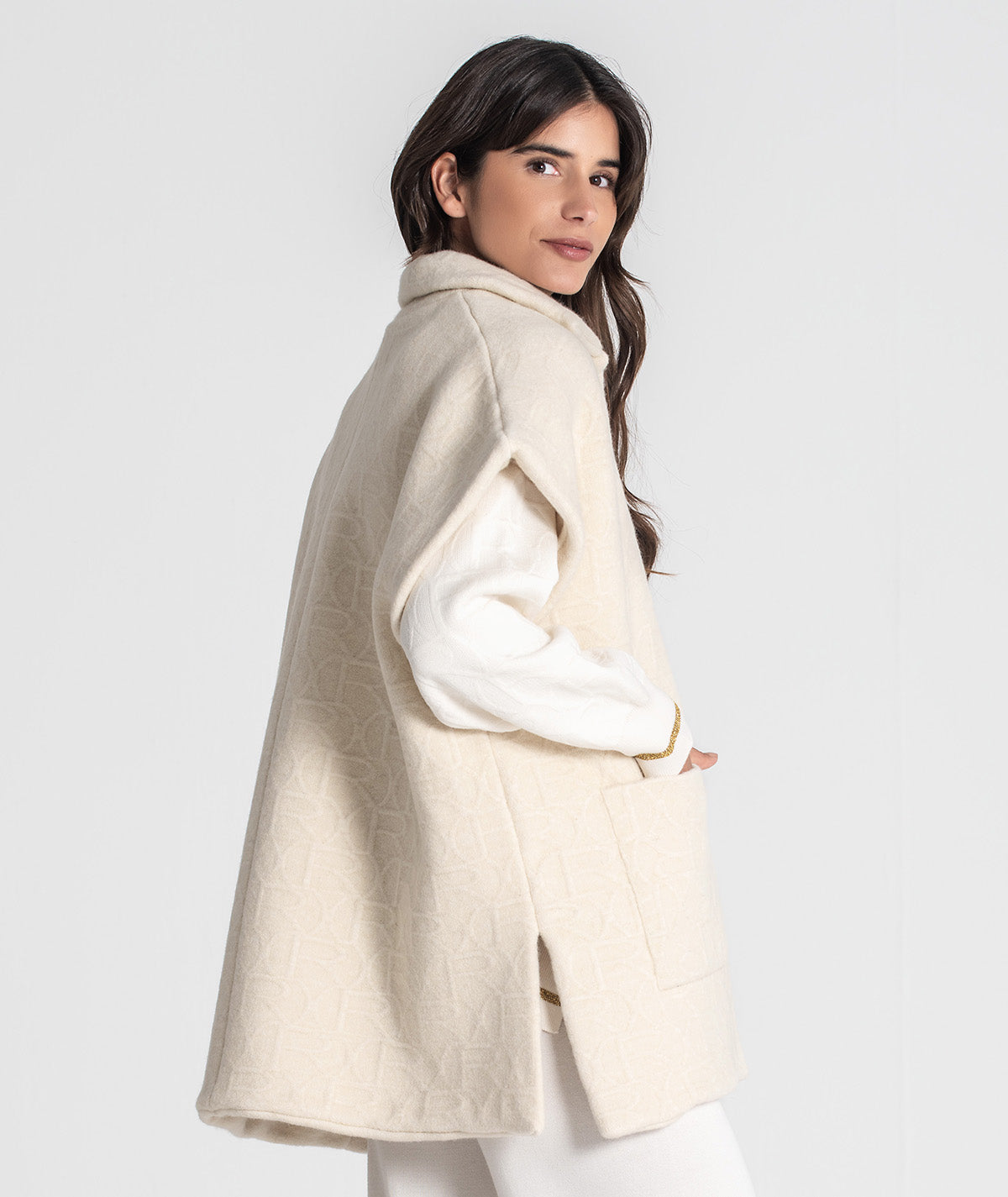 Colete oversize com relevos 3450