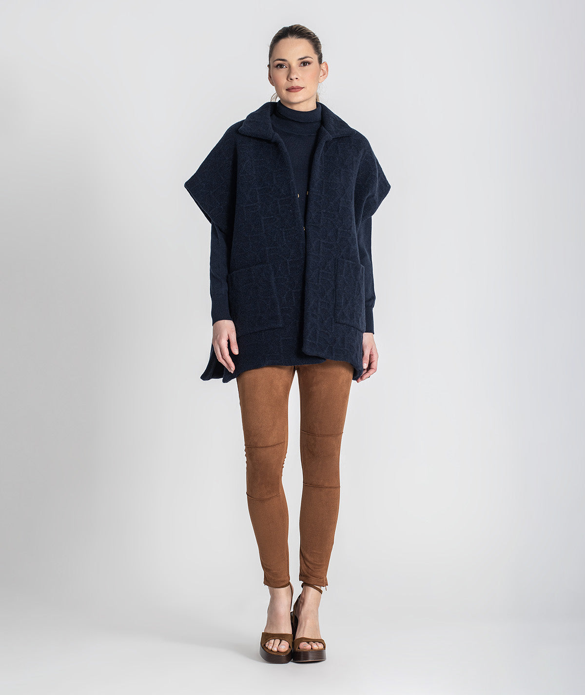 Colete oversize com relevos 3450