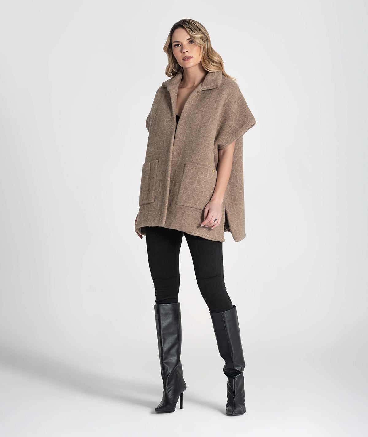 Colete oversize com relevos 3450