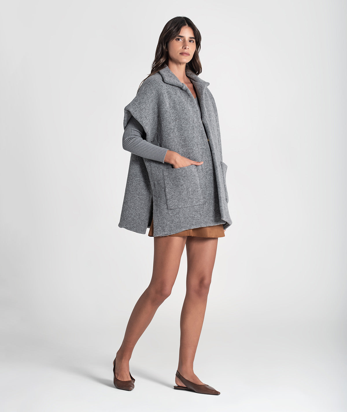 Colete oversize com relevos 3450