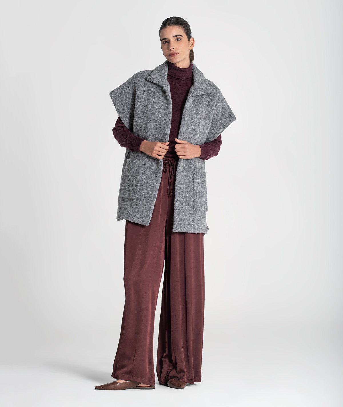 Colete oversize com relevos 3450