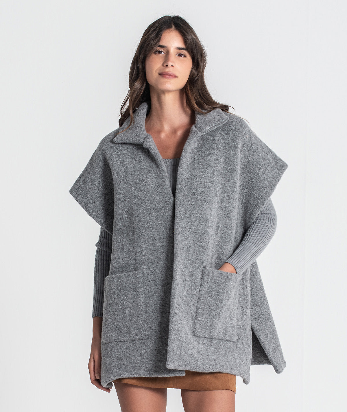 Colete oversize com relevos 3450
