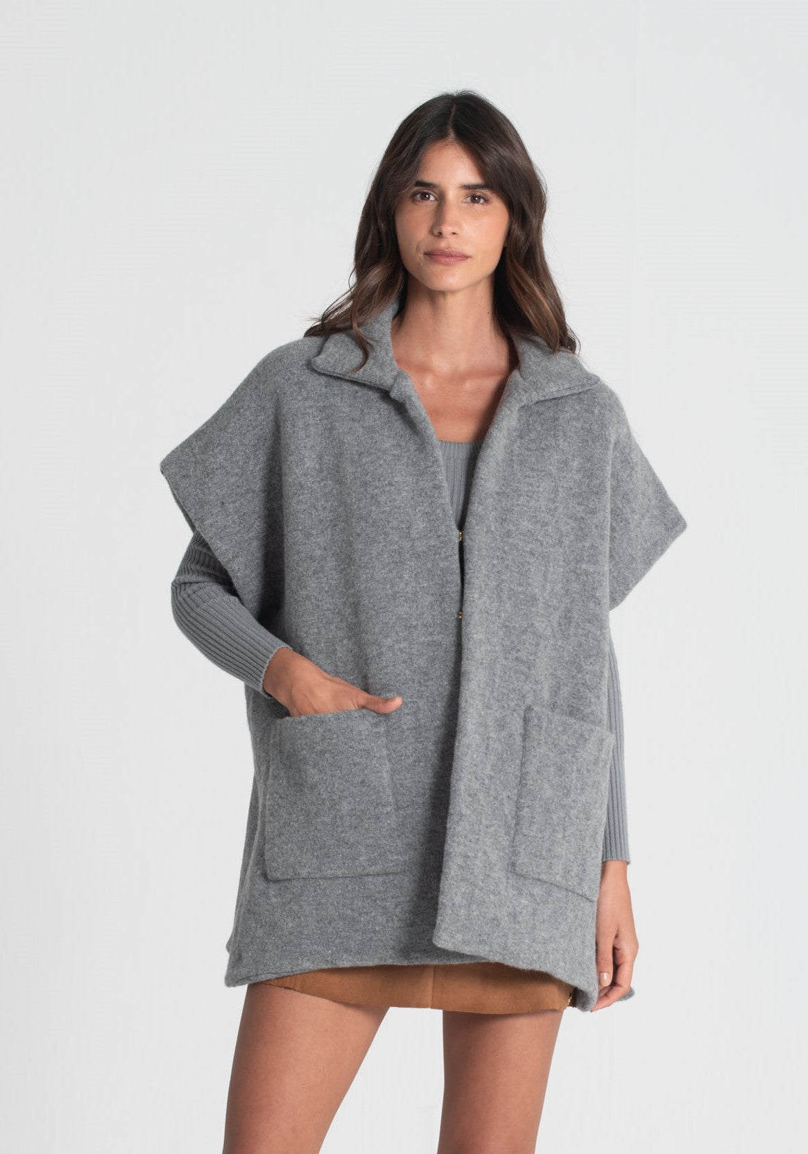 Colete oversize com relevos 3450