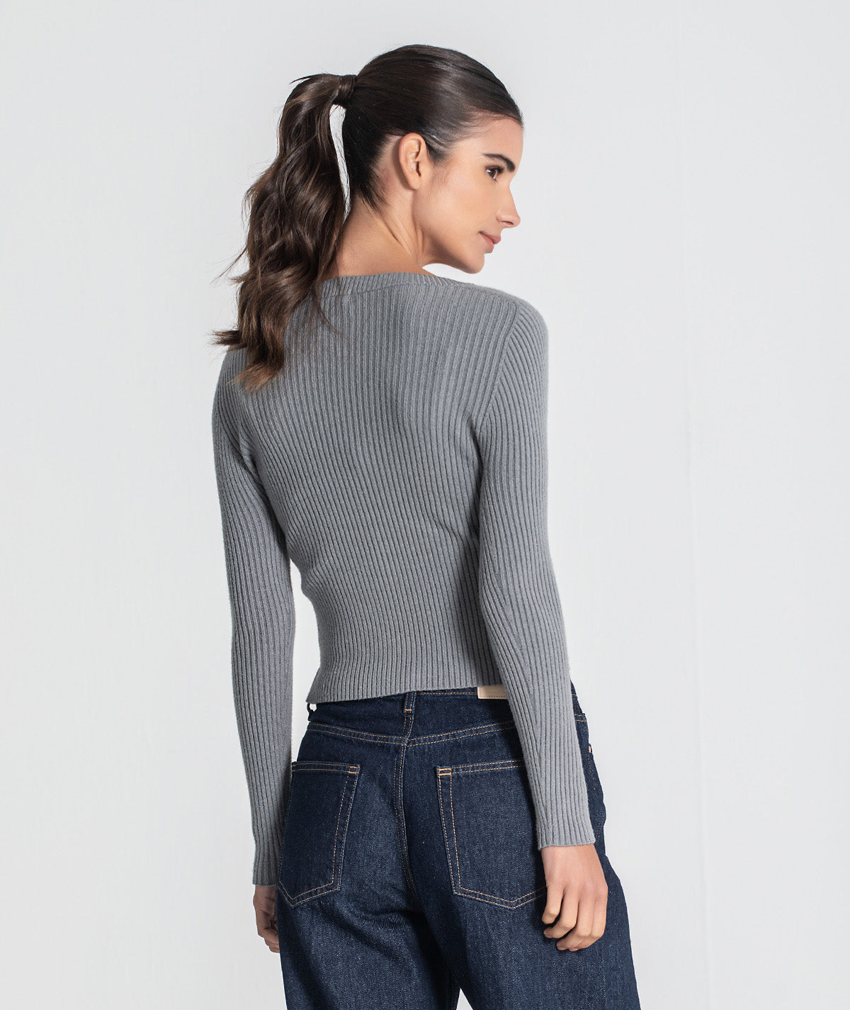 Camisola canelada com chapa r 3451