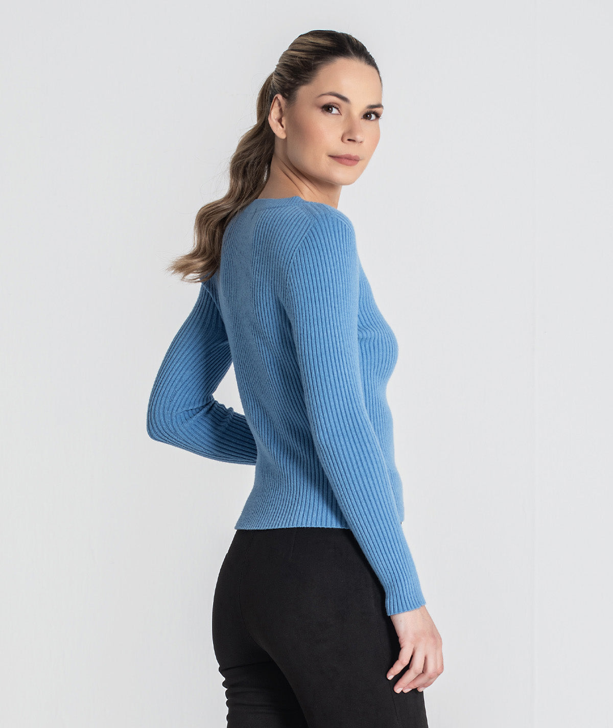 Camisola canelada com chapa r 3451