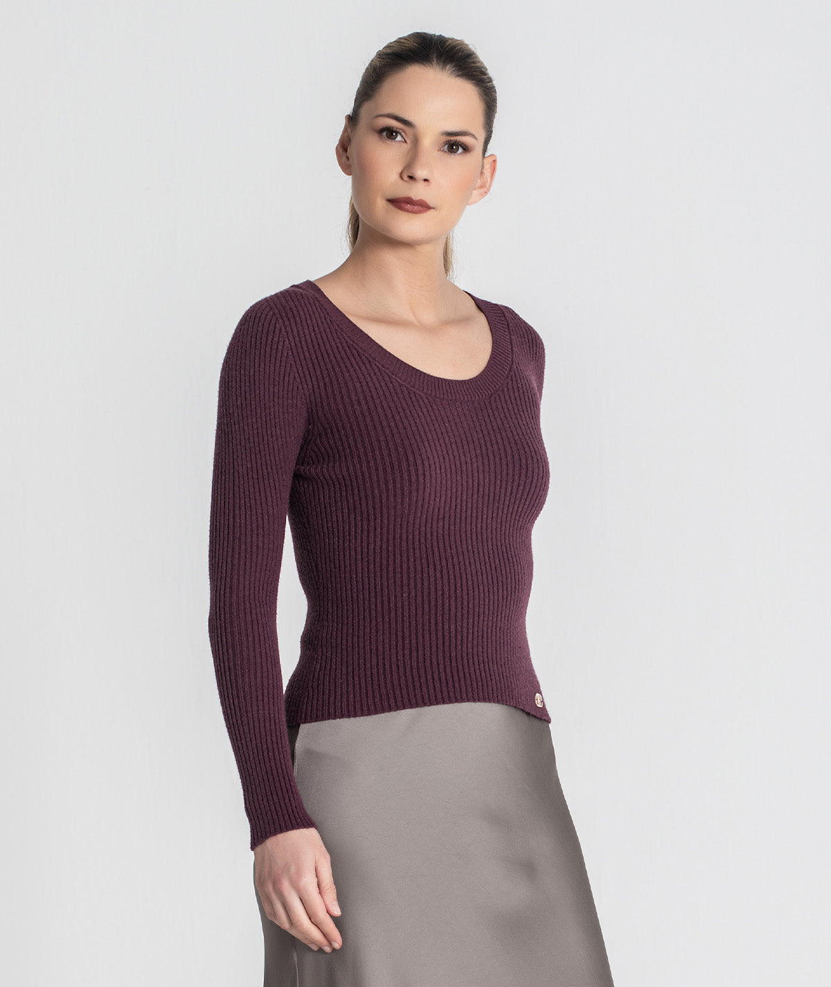 Camisola canelada com chapa r 3451