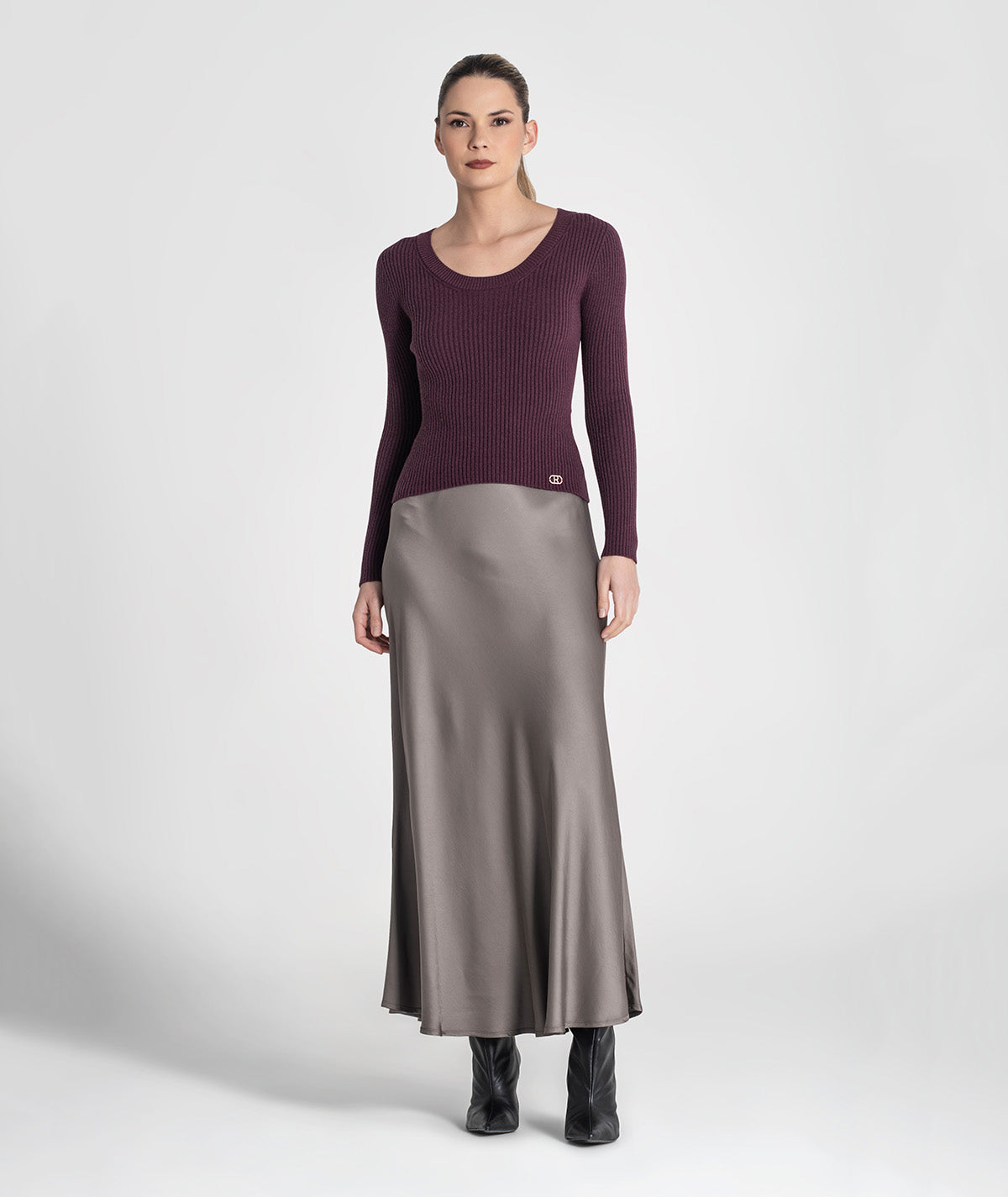 Camisola canelada com chapa r 3451