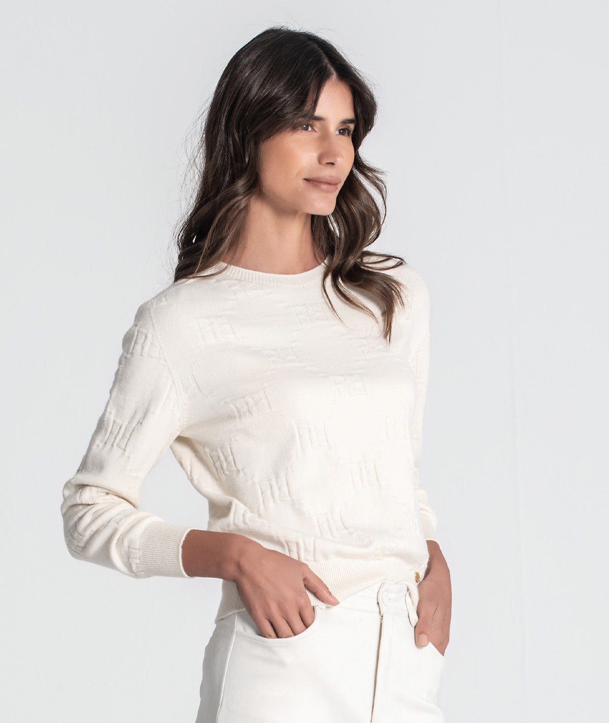 Camisola com relevos r 3453