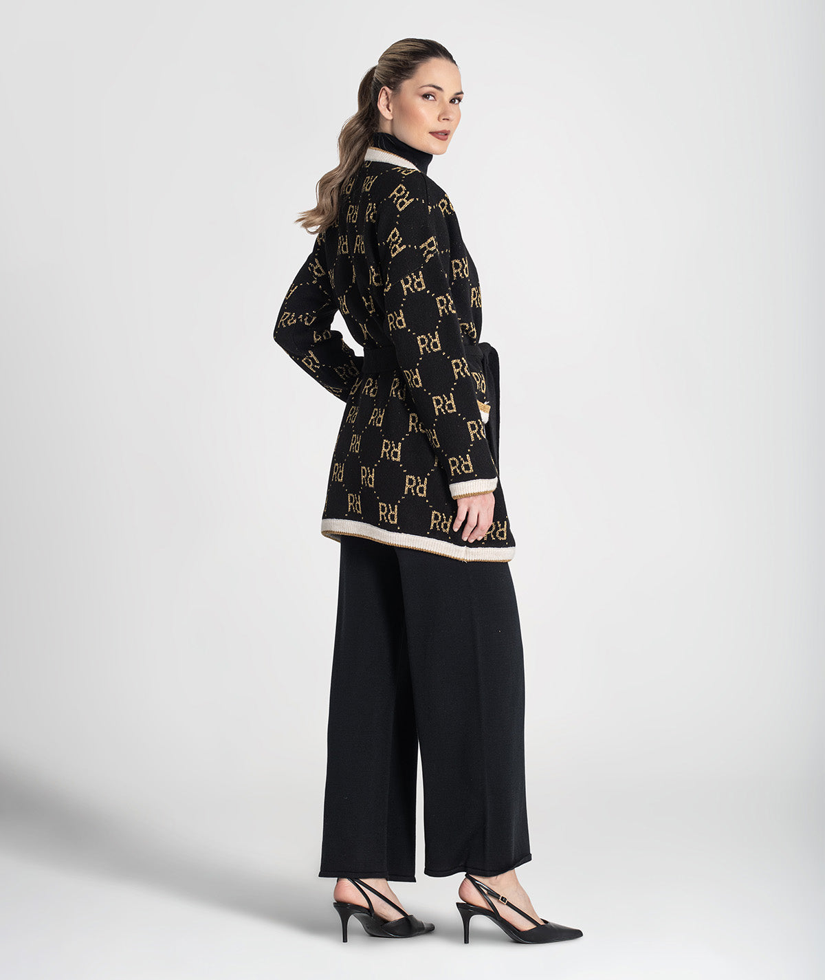 Casaco jacquard rr com brilho 3455