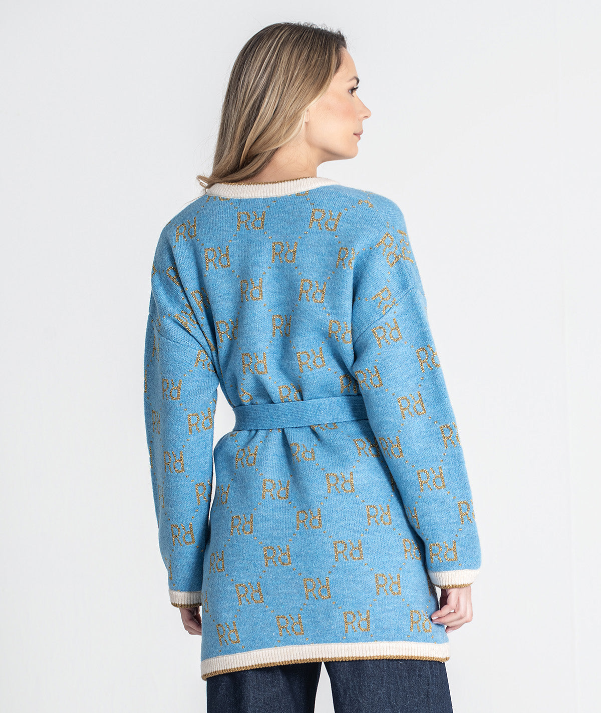 Casaco jacquard rr com brilho 3455