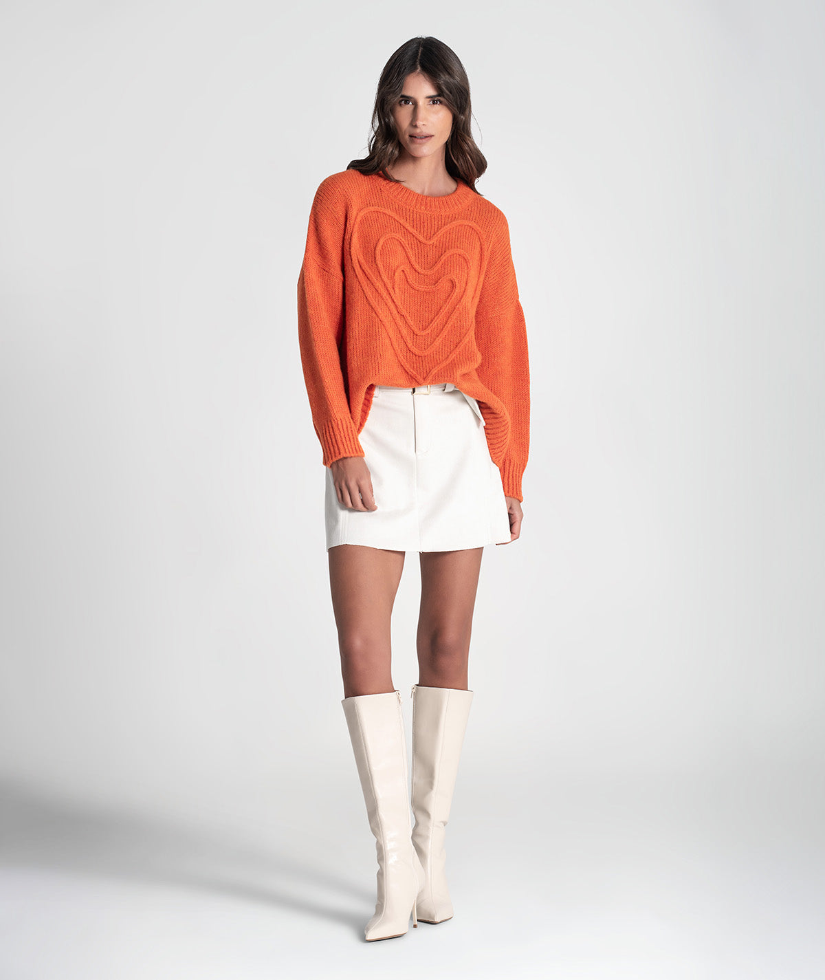 Camisola bordado coração 3463