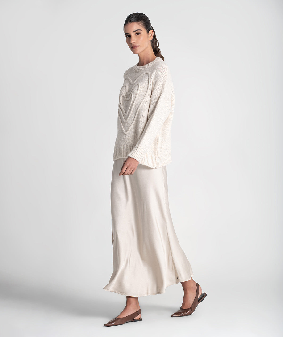 Camisola bordado coração 3463