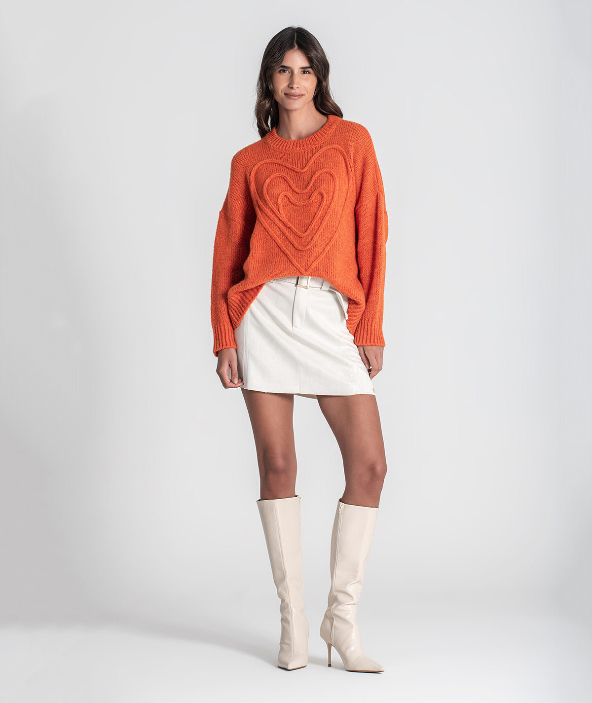 Camisola bordado coração 3463