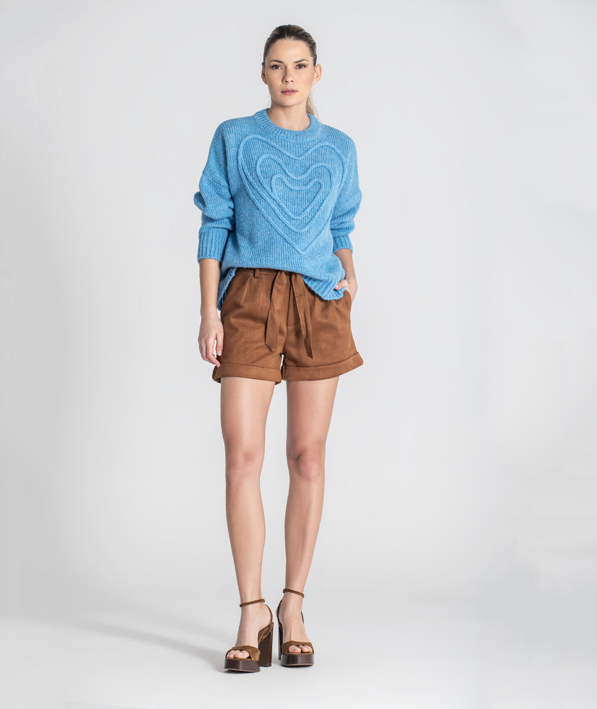 Camisola bordado coração 3463