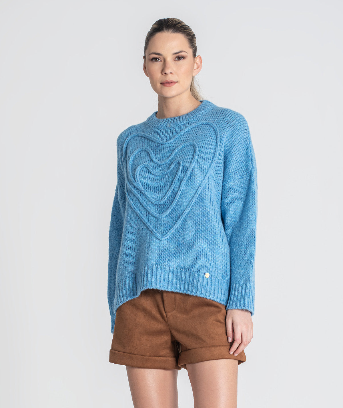 Camisola bordado coração 3463
