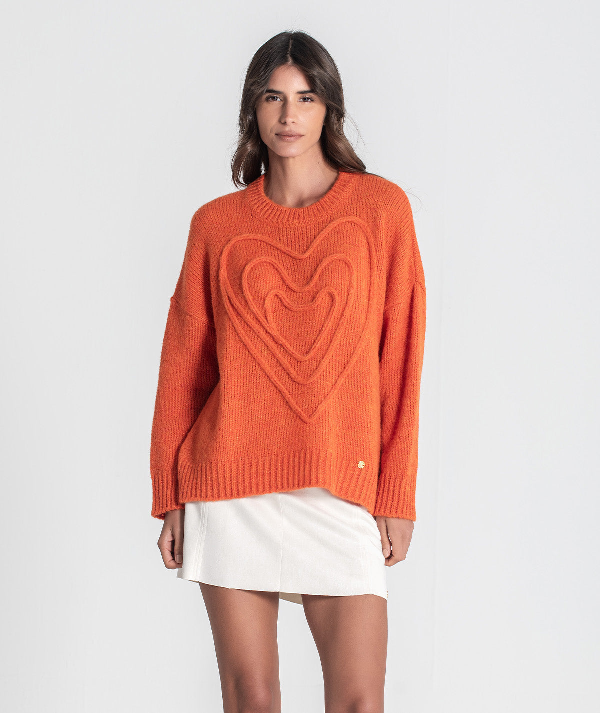 Camisola bordado coração 3463